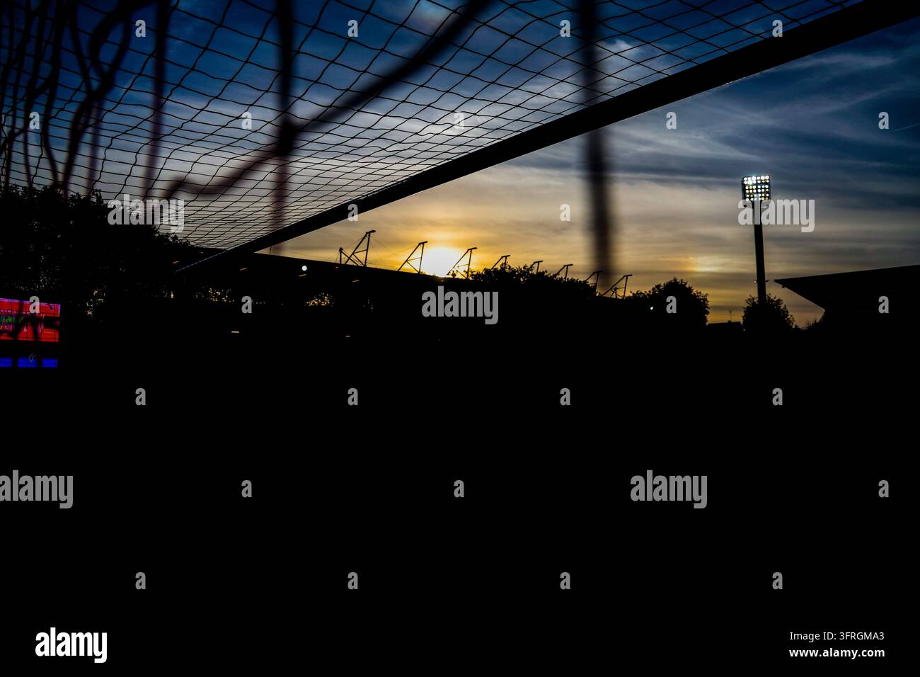 Illustration general view of Stade du Moustoir prior Ligue 1 McDonald's ...