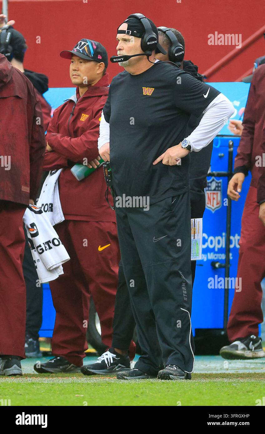 Commanders Vector October 11, 2026: Washington Commanders Head Coach Dan Quinn during the ...
