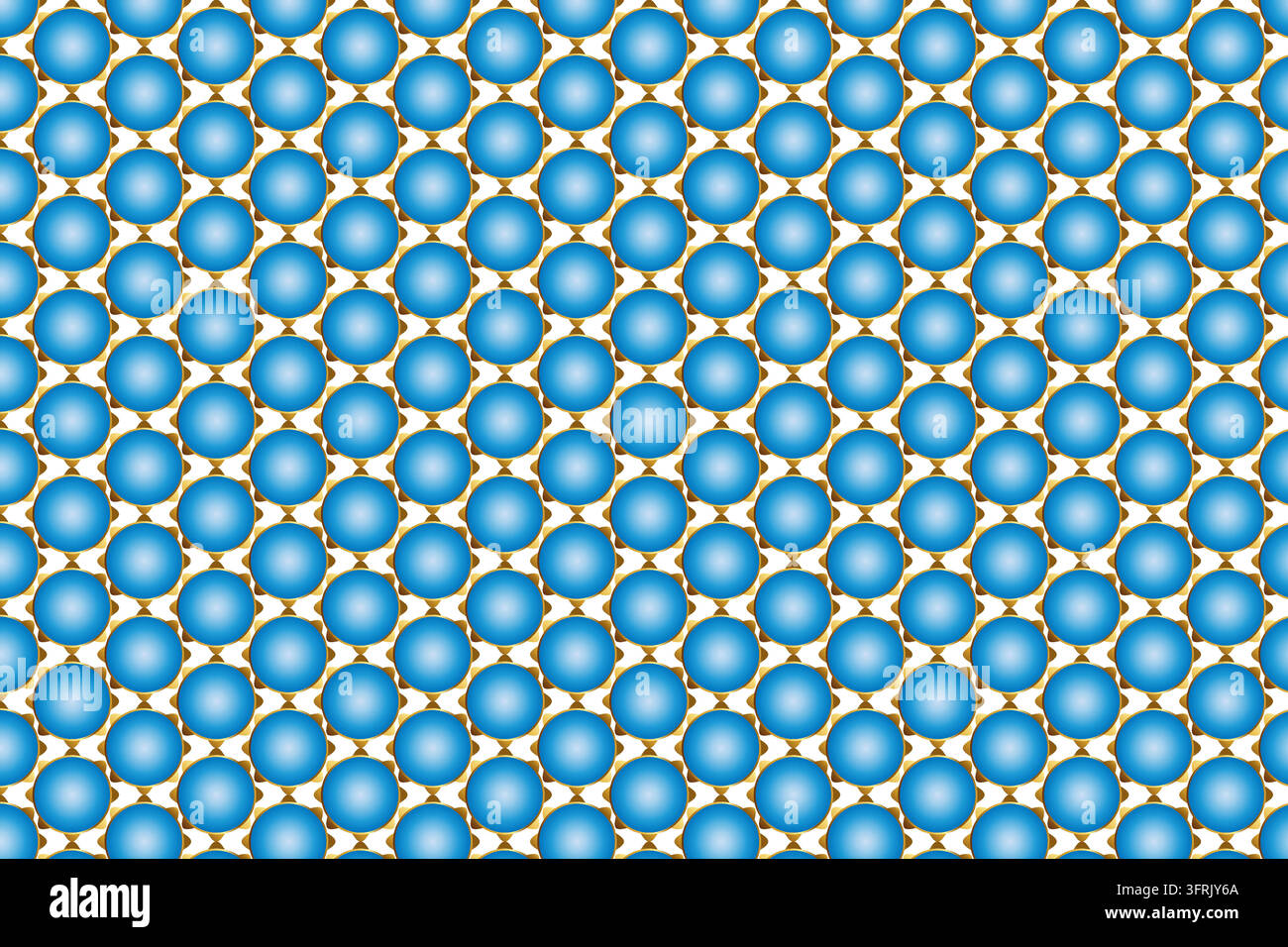 3D Gradient Blue Spheres Geometric Background Modern Abstract Bubble ...