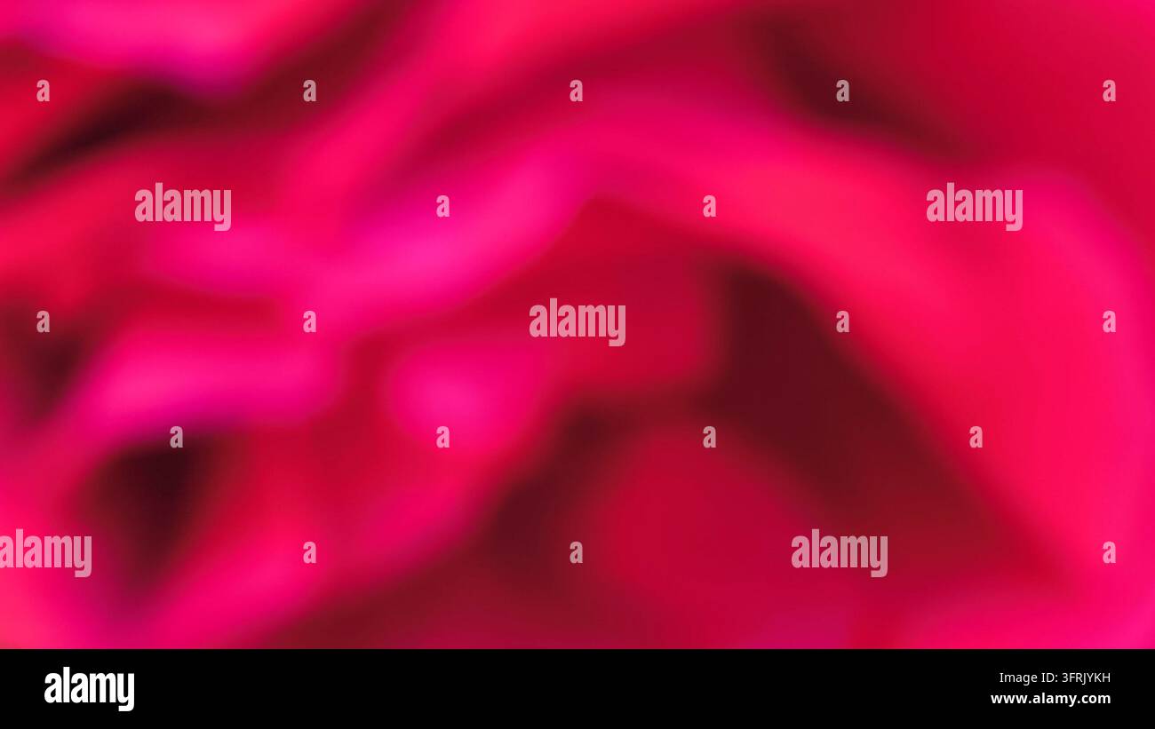 Abstract out of focus background of vibrant red rose petals with soft ...