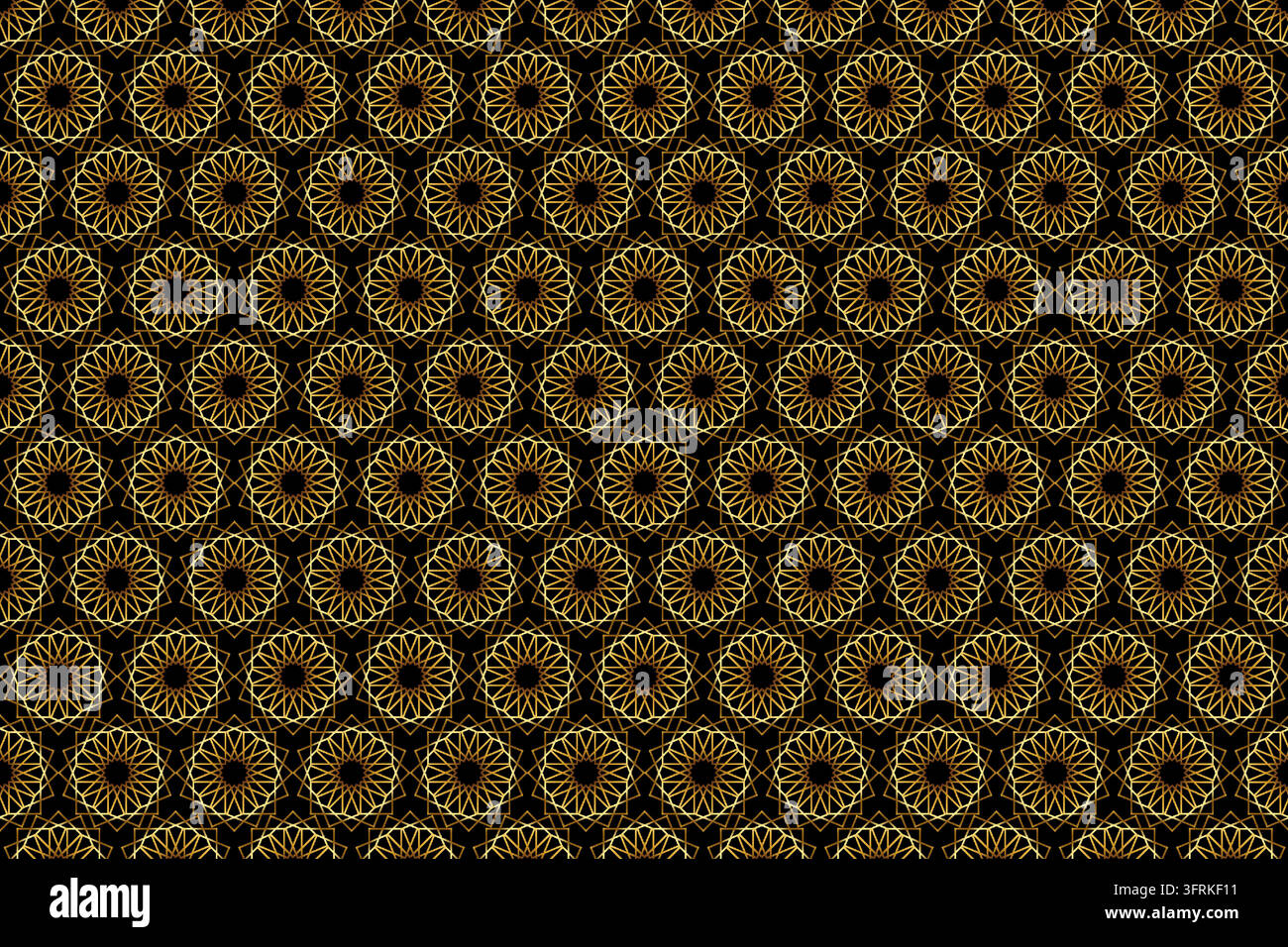 Manddala Pattern Golden Floral Mandala Repeating Background Elegant Gold Ornamental ...