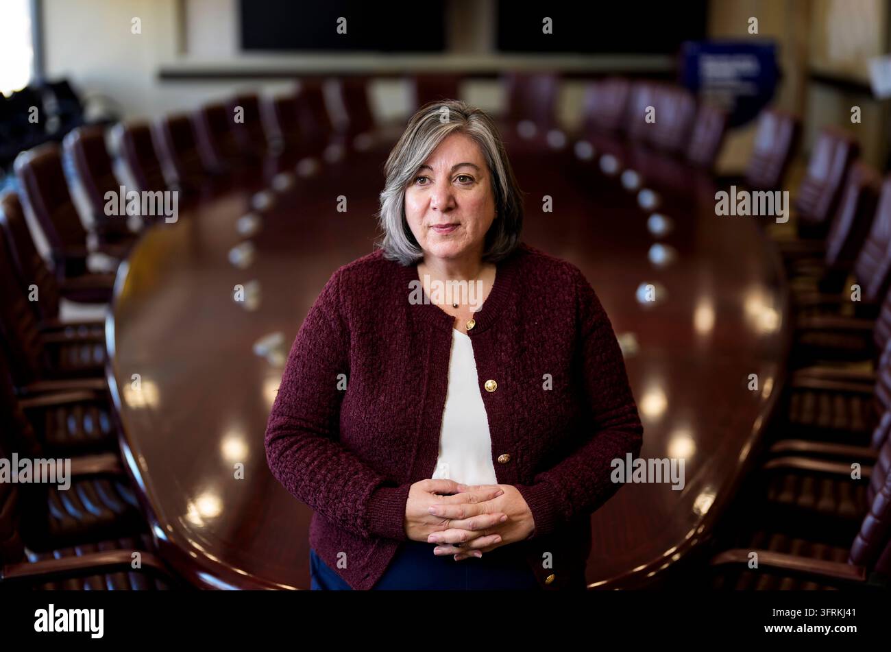 Competitor Identification Model Jeanne Pratt, acting Competition Commissioner, is shown at the ...