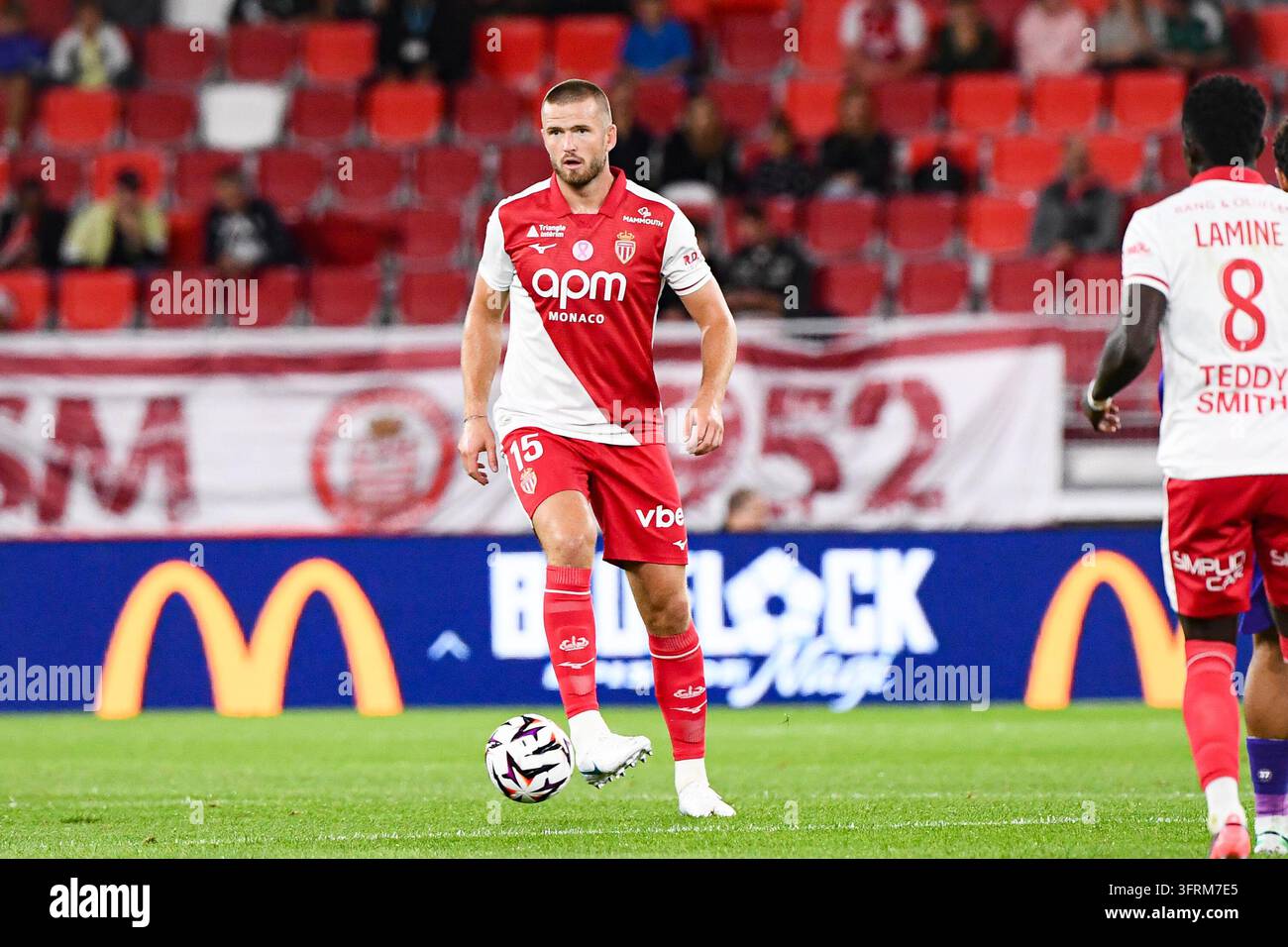 Eric DIER of Monaco during Ligue 1 McDonald's match between Monaco and ...