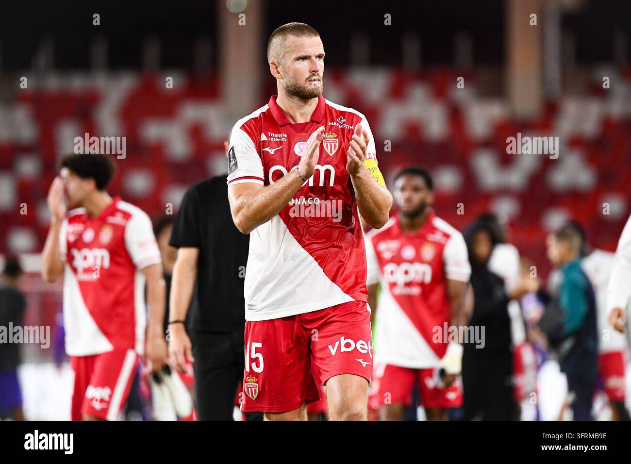 Eric DIER of Monaco during Ligue 1 McDonald's match between Monaco and ...
