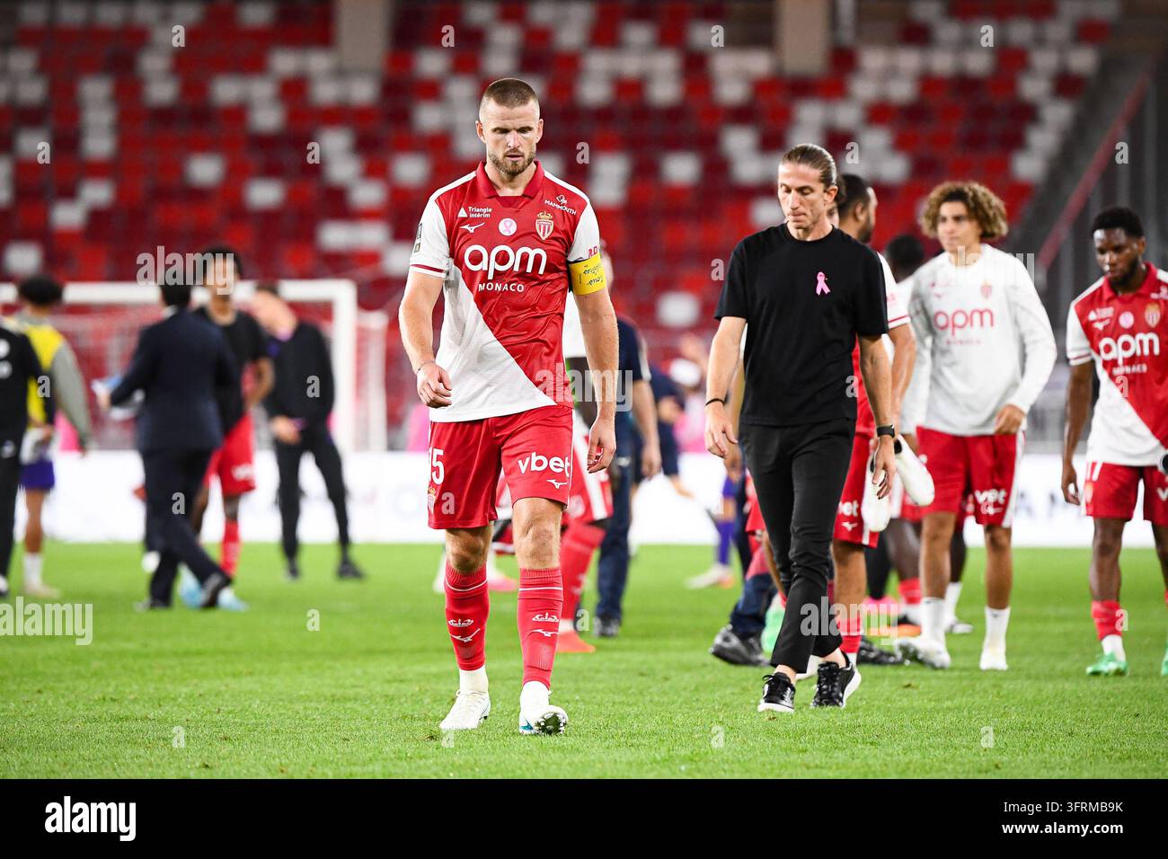 Eric DIER of Monaco during Ligue 1 McDonald's match between Monaco and ...