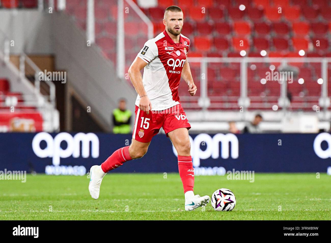 Eric DIER of Monaco during Ligue 1 McDonald's match between Monaco and ...