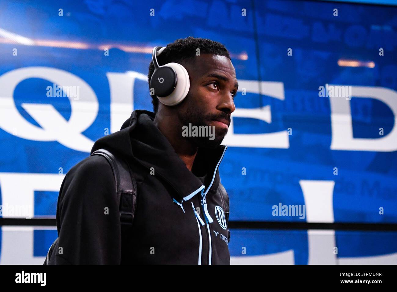 Tochukwu NNADI of Olympique de Marseille arrive prior Ligue 1 McDonald ...