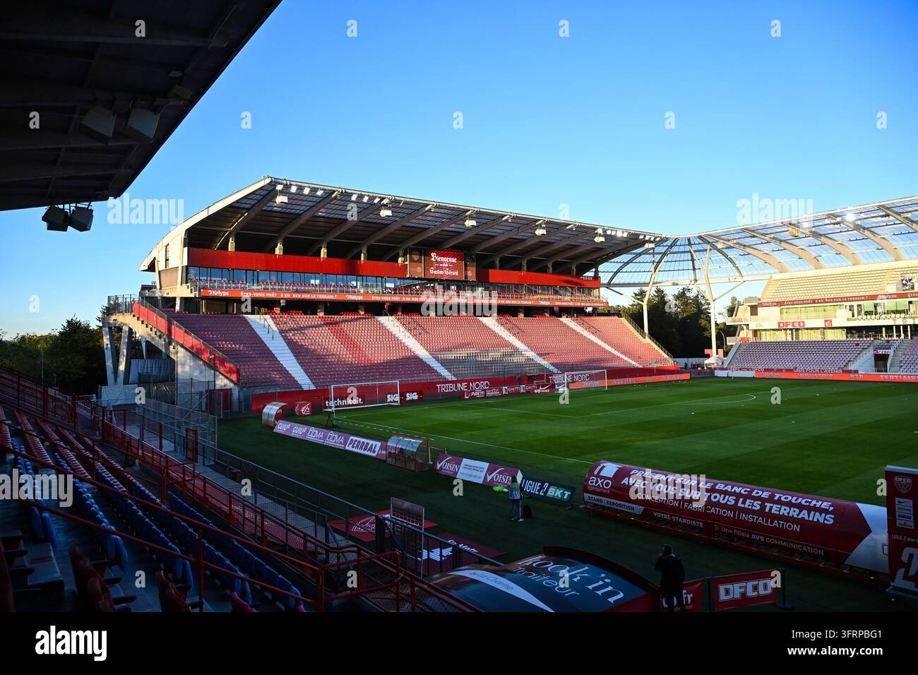 Stade Gaston Gérard DFCO - Metz during Ligue 2 BKT match between Dijon ...