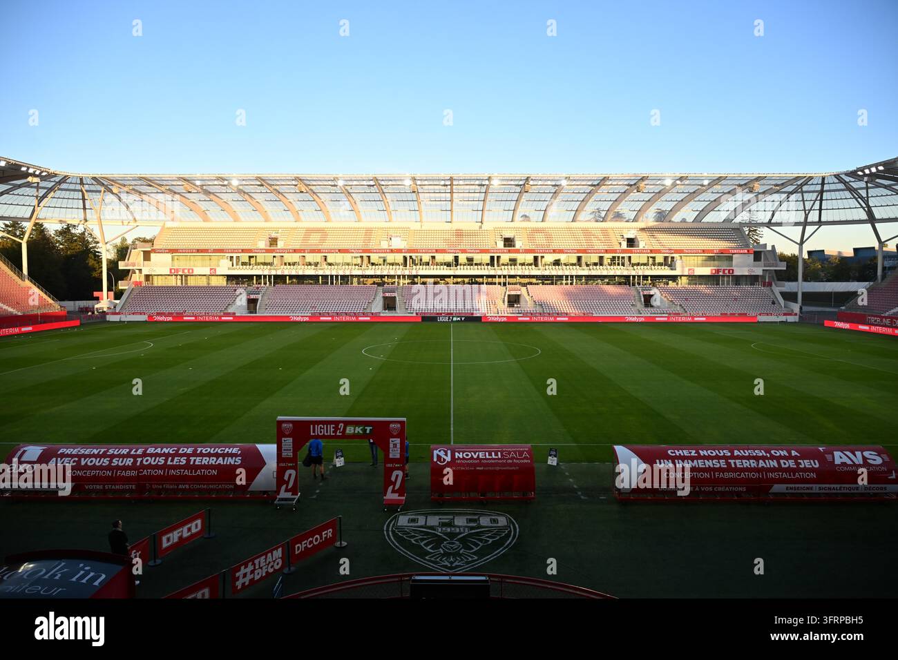 Stade Gaston Gérard DFCO - Metz during Ligue 2 BKT match between Dijon ...
