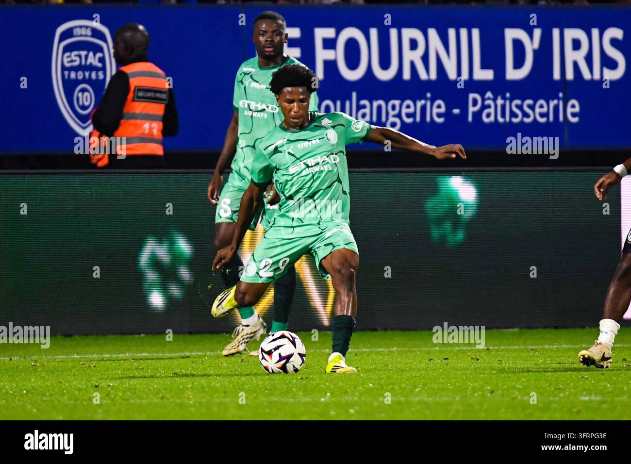 Dermane KARIM of Estac Troyes during Ligue 1 McDonald's match between ...