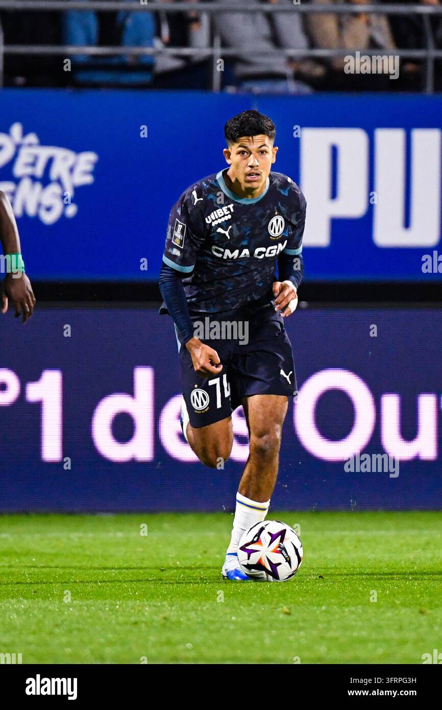 Kelyann BEZAHAF of Olympique de Marseille during Ligue 1 McDonald's ...