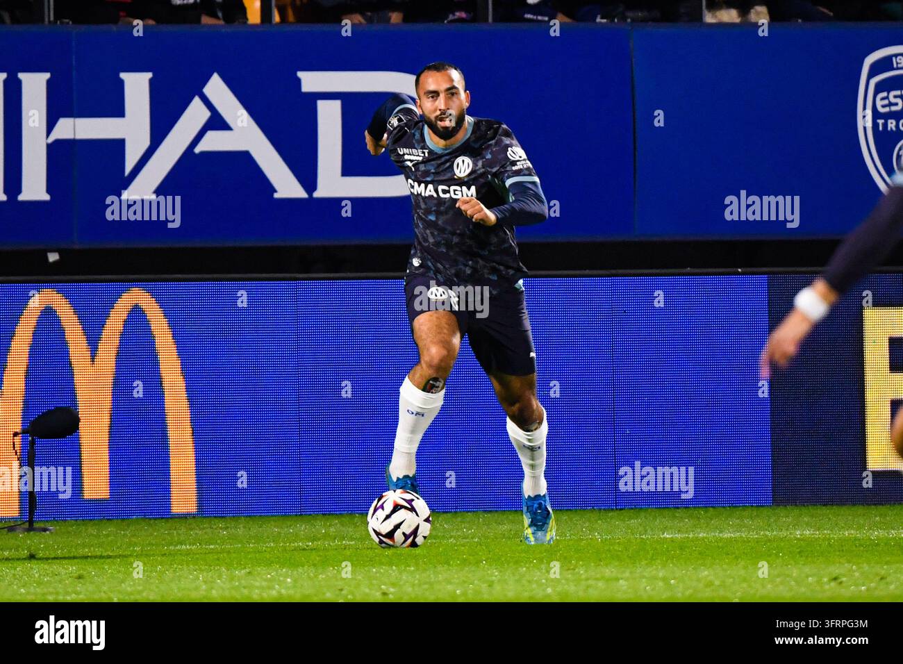 Himad ABDELLI of Olympique de Marseille during Ligue 1 McDonald's match ...