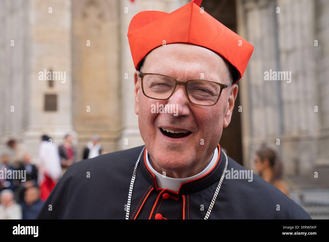 Timothy Cardinal Dolan attends 82nd annual Columbus Day parade on Fifth ...