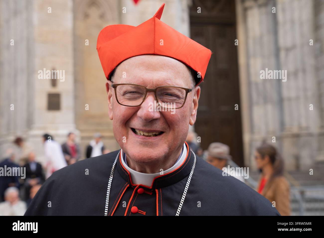 Timothy Cardinal Dolan attends 82nd annual Columbus Day parade on Fifth ...