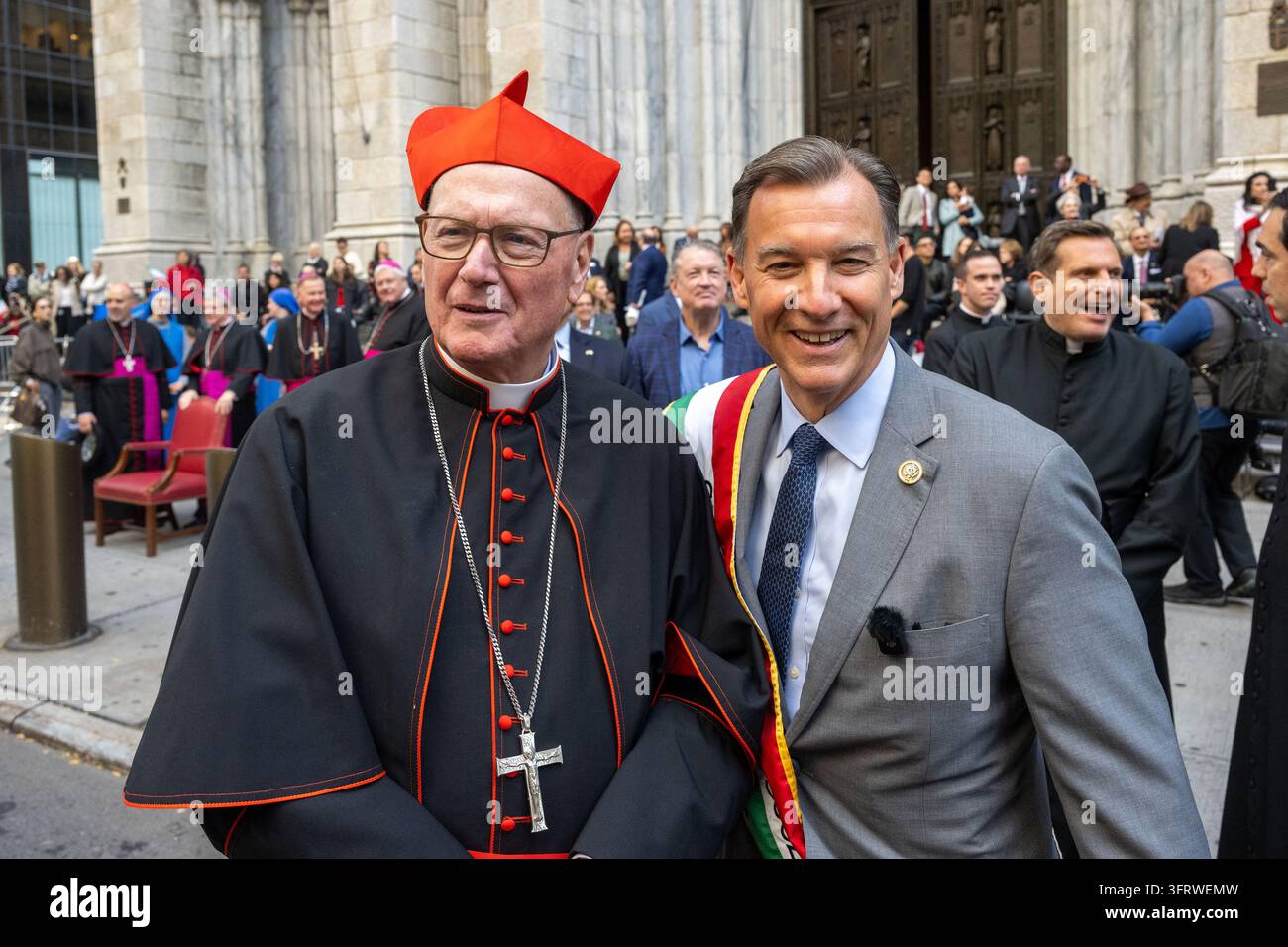 NEW YORK, NEW YORK - OCTOBER 12: Retired New York Cardinal Timothy ...