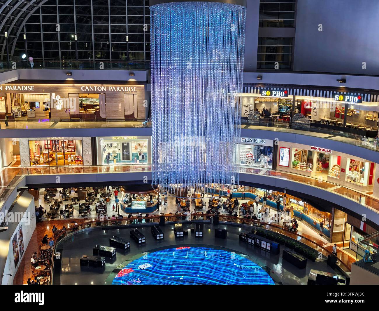Singapore, Singapore - September 30, 2025: Wide interior view shows ...