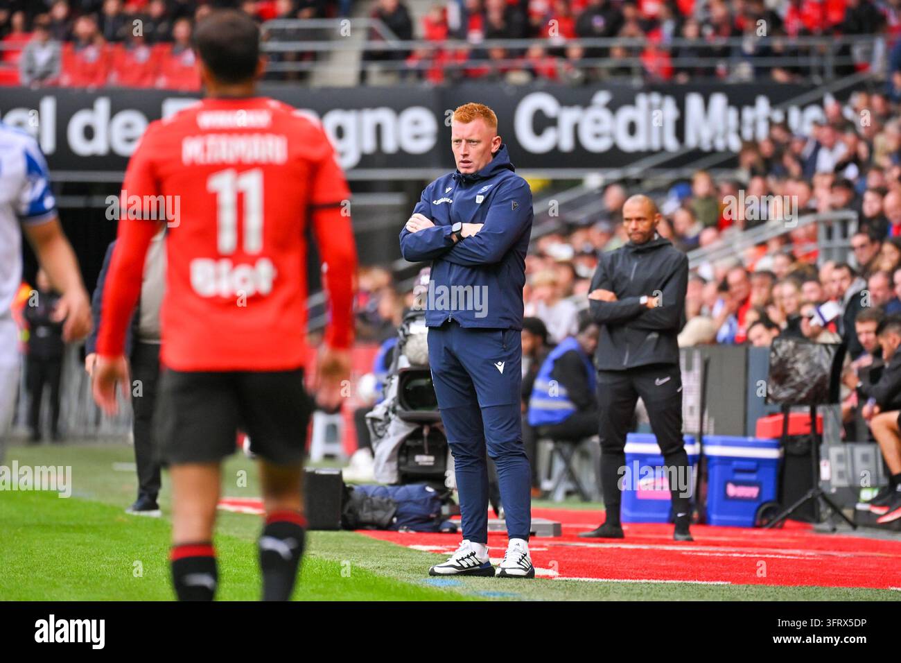 Will STILL Head Coach of Auxerre during Ligue 1 McDonald's match ...