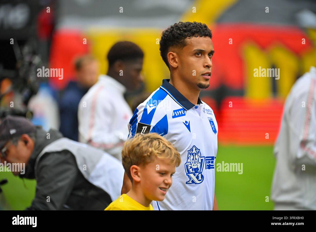 Fredrik OPPEGARD of Auxerre during Ligue 1 McDonald's match between ...