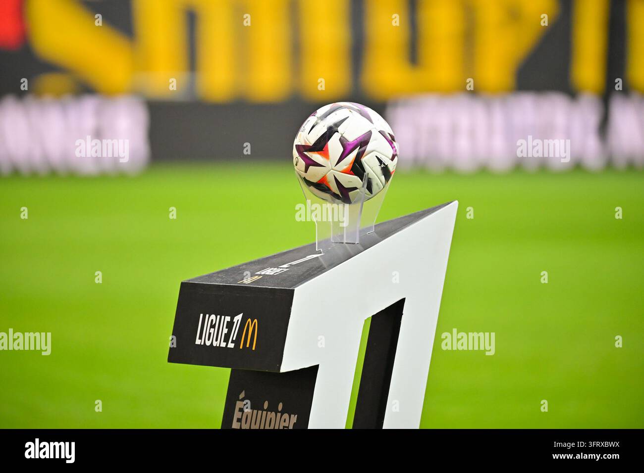 Illustration of match balloon during Ligue 1 McDonald's match between ...