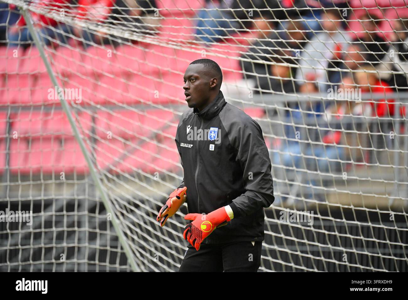 Mamadou DIOP of Auxerre during Ligue 1 McDonald's match between Rennes ...