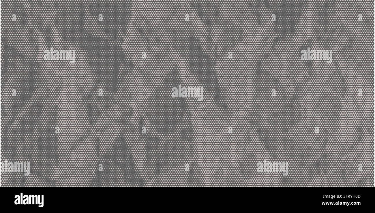Vintage halftone paper background featuring crumpled texture vector illustration background. Stock Vector