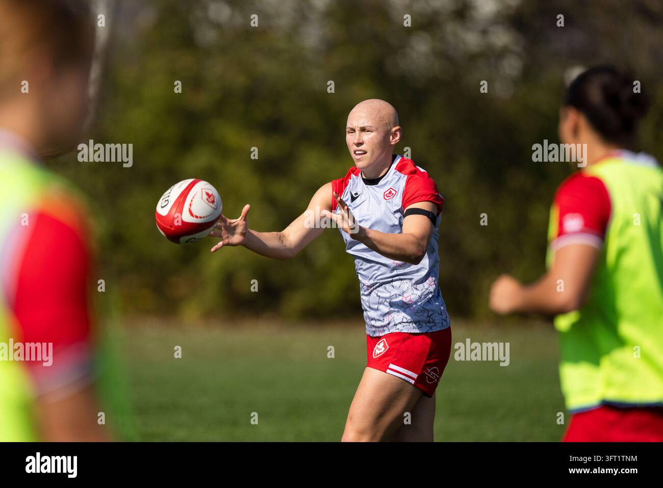 Canada‚Äôs national women‚Äôs rugby team member Olivia Apps takes part ...