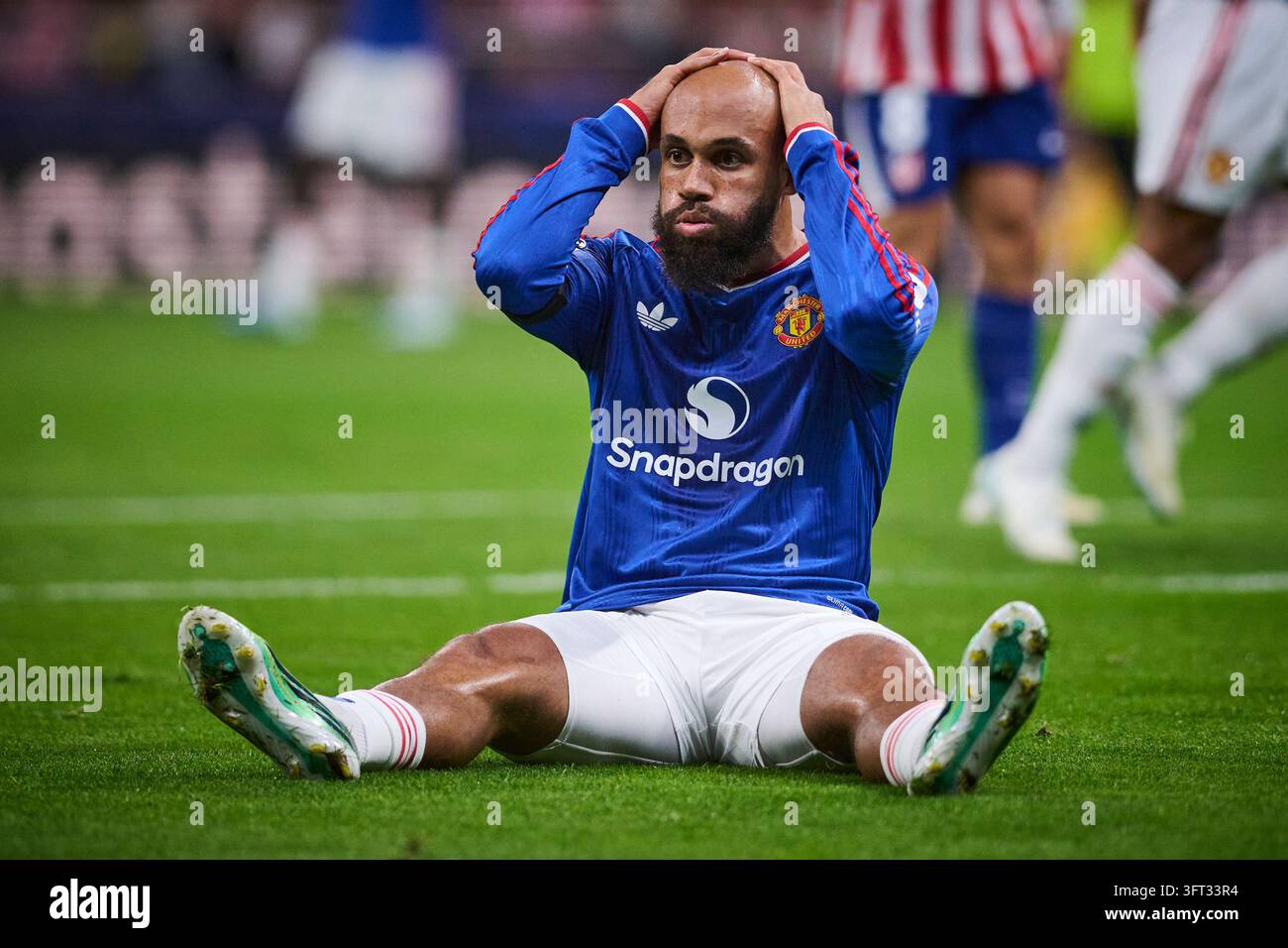 Manchester United's Bryan Mbeumo dejected during Champions League 2026/ ...