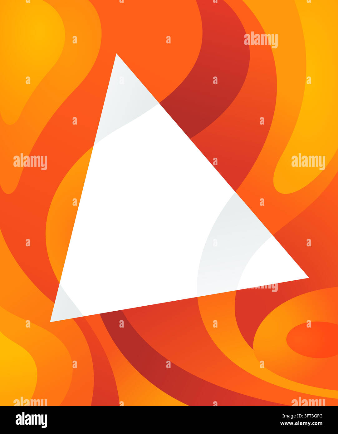 white space with colorful abstract wavy fluid background vector ...