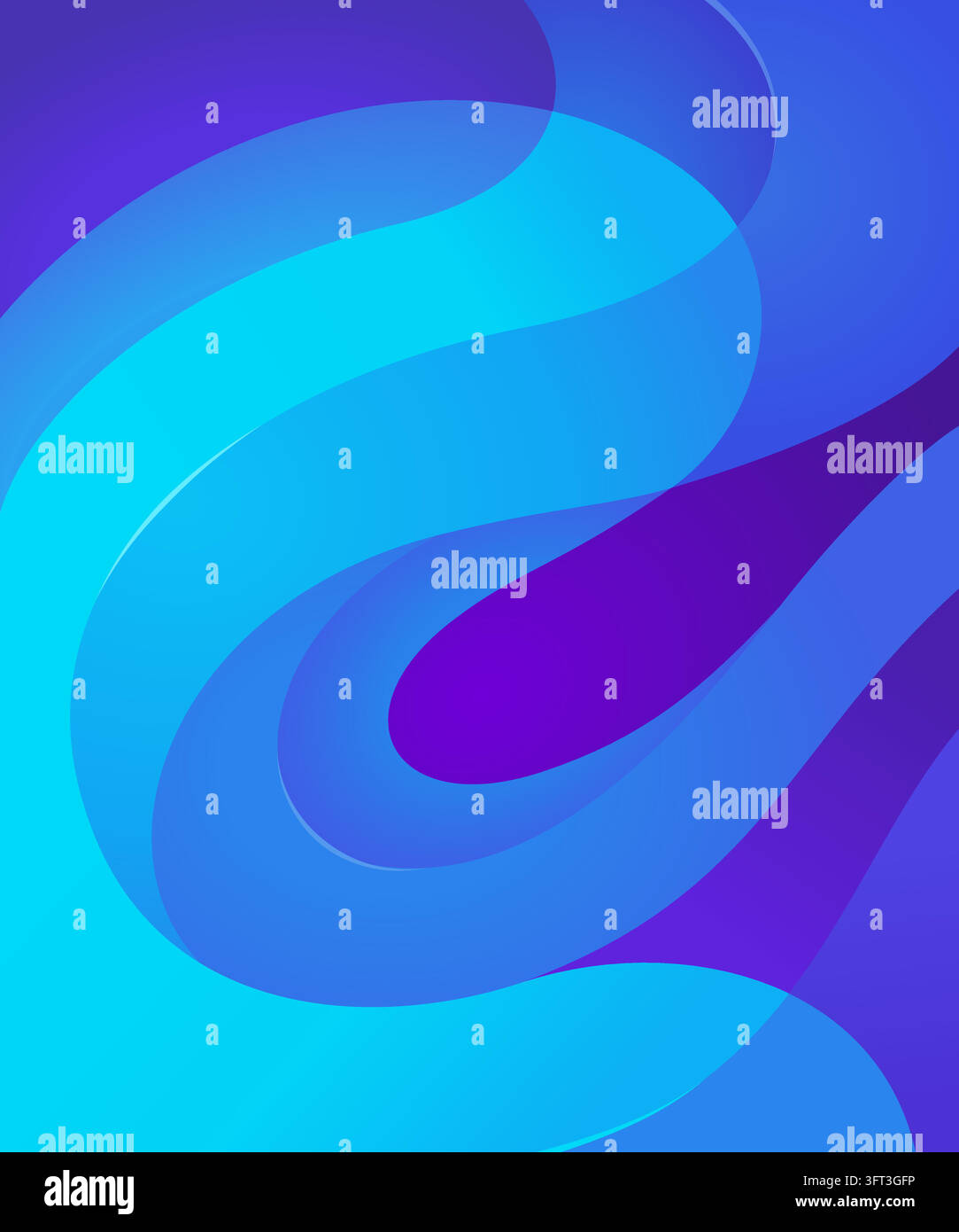 Liqud Form An abstract, modern graphic design featuring smooth, fluid wave-like ...
