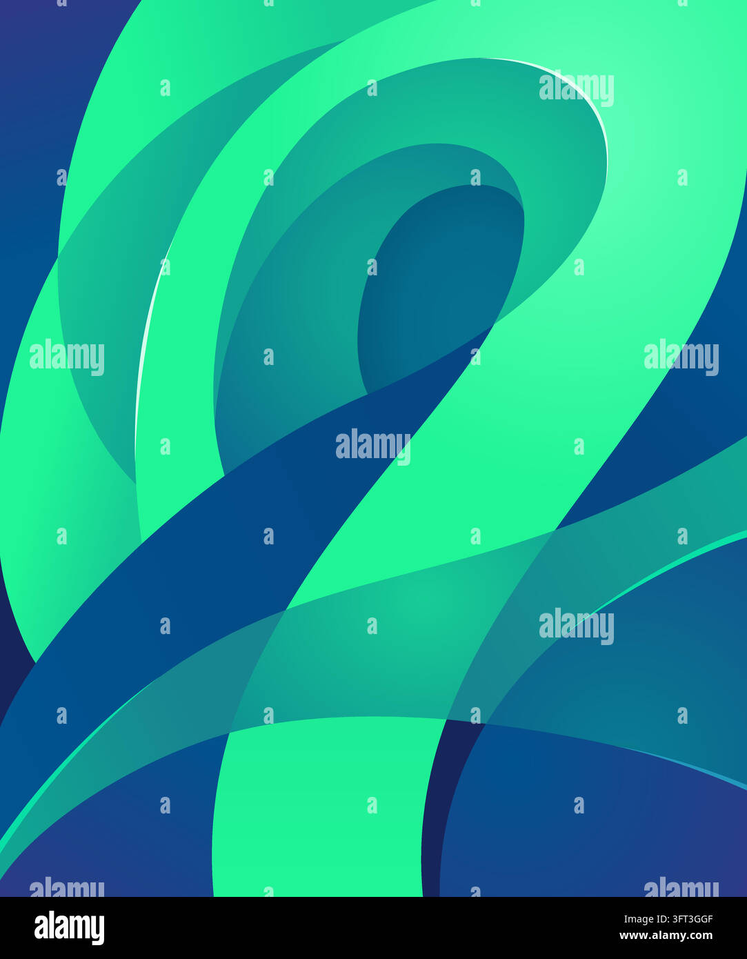 Liqud Form An abstract, modern graphic design featuring smooth, fluid wave-like ...