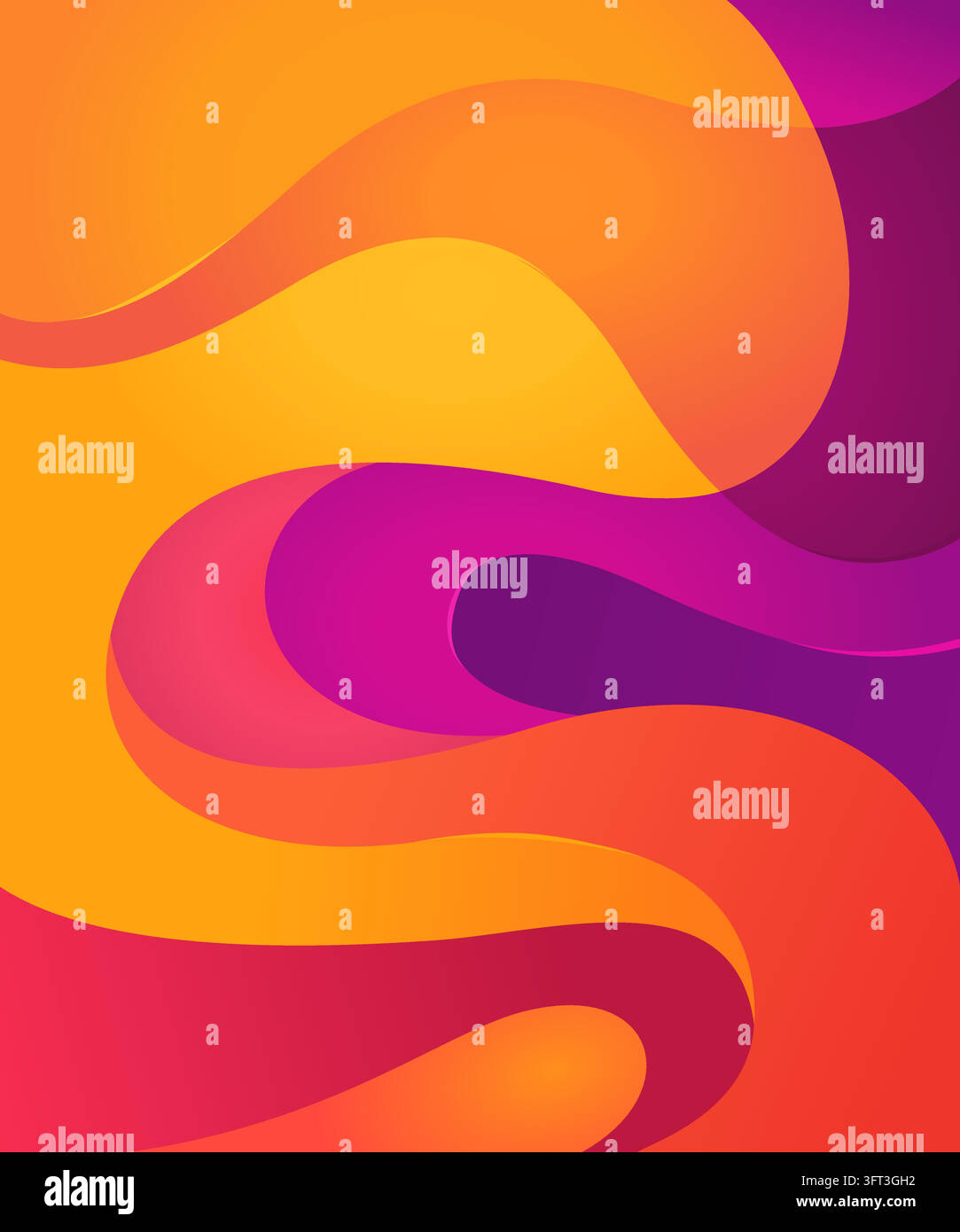 Liqud Form An abstract, modern graphic design featuring smooth, fluid wave-like ...