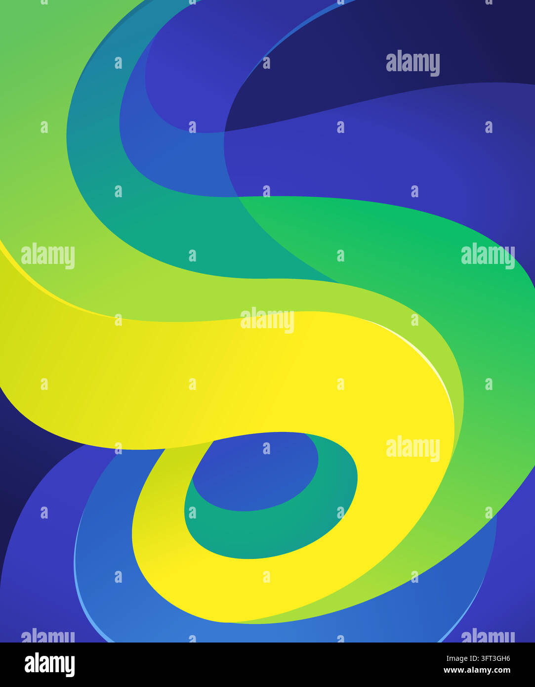 Liqud Form An abstract, modern graphic design featuring smooth, fluid wave-like ...