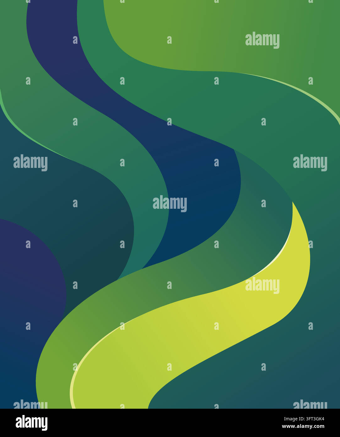 Liqud Form An abstract, modern graphic design featuring smooth, fluid wave-like ...
