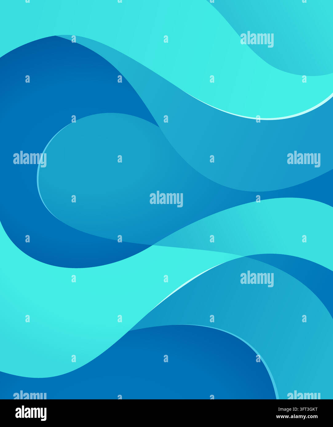 Liqud Form An abstract, modern graphic design featuring smooth, fluid wave-like ...