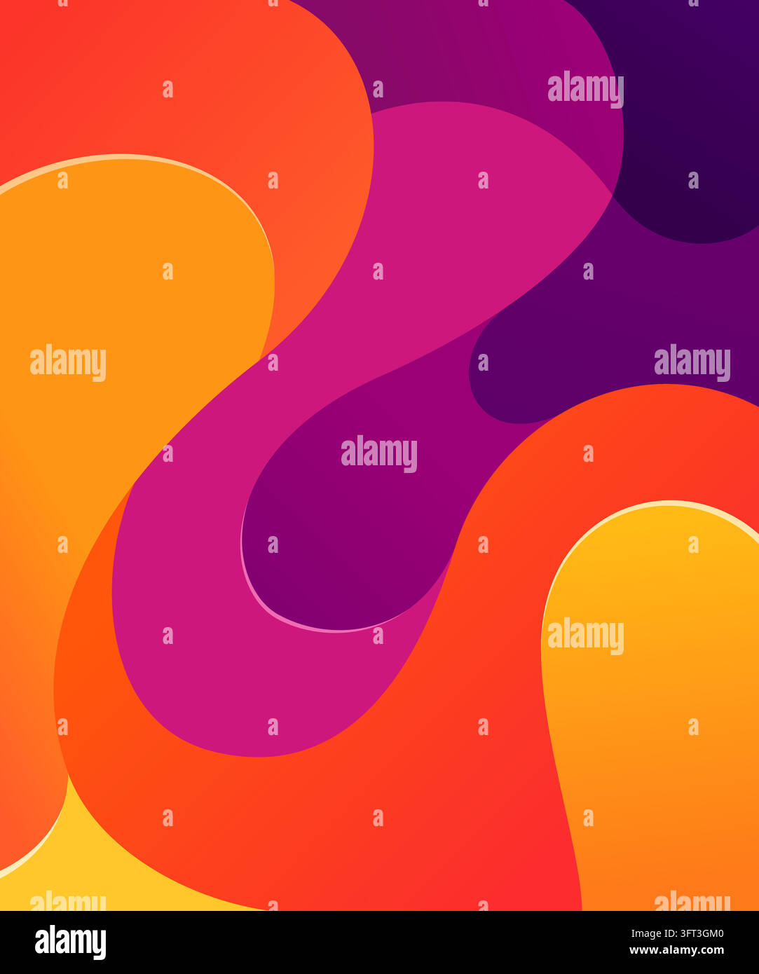 Liqud Form An abstract, modern graphic design featuring smooth, fluid wave-like ...