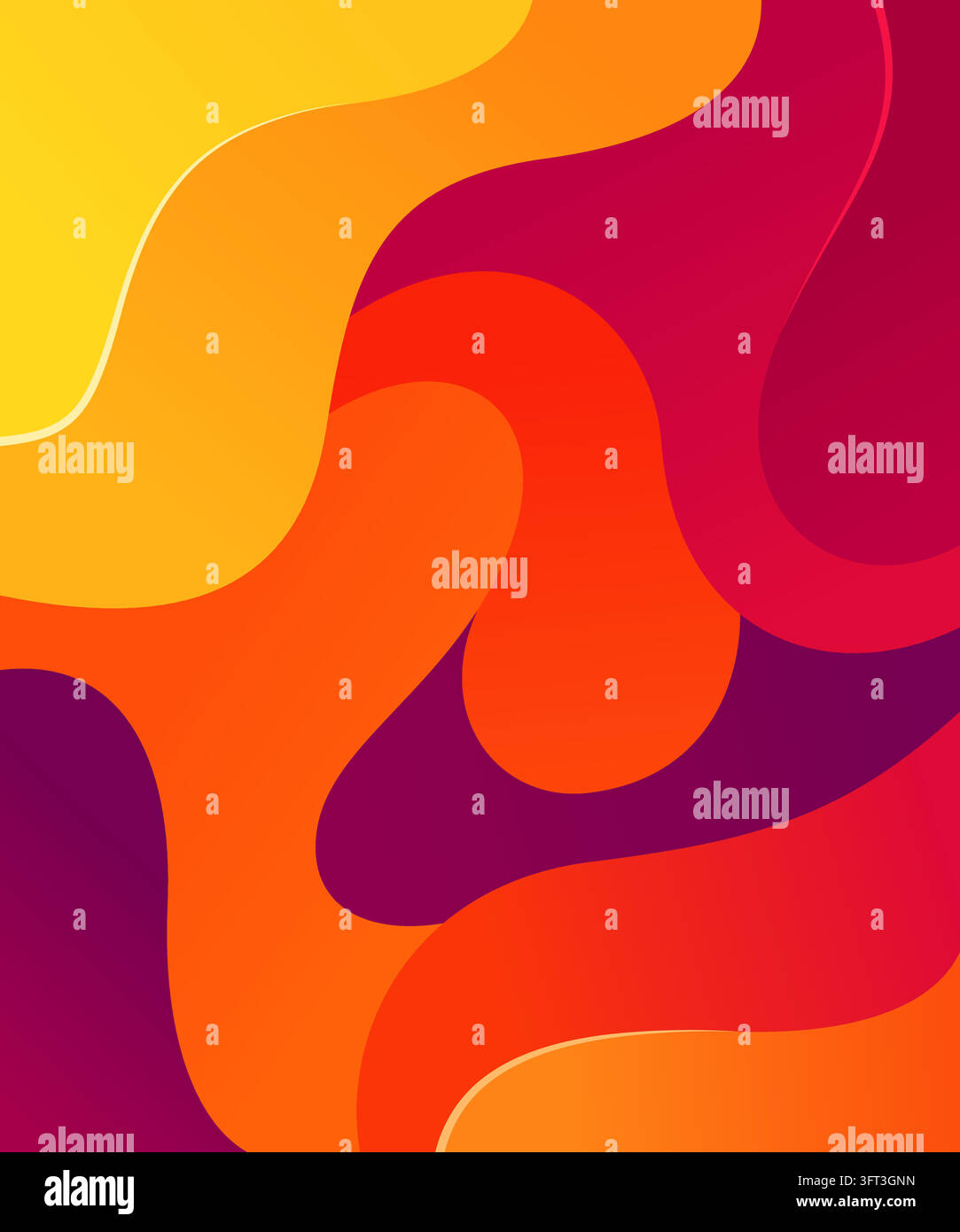 Liqud Form An abstract, modern graphic design featuring smooth, fluid wave-like ...