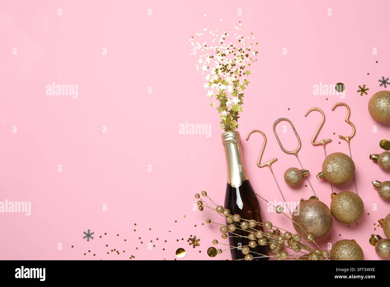 Concept of Happy New Year 2023, space for text Stock Photo - Alamy