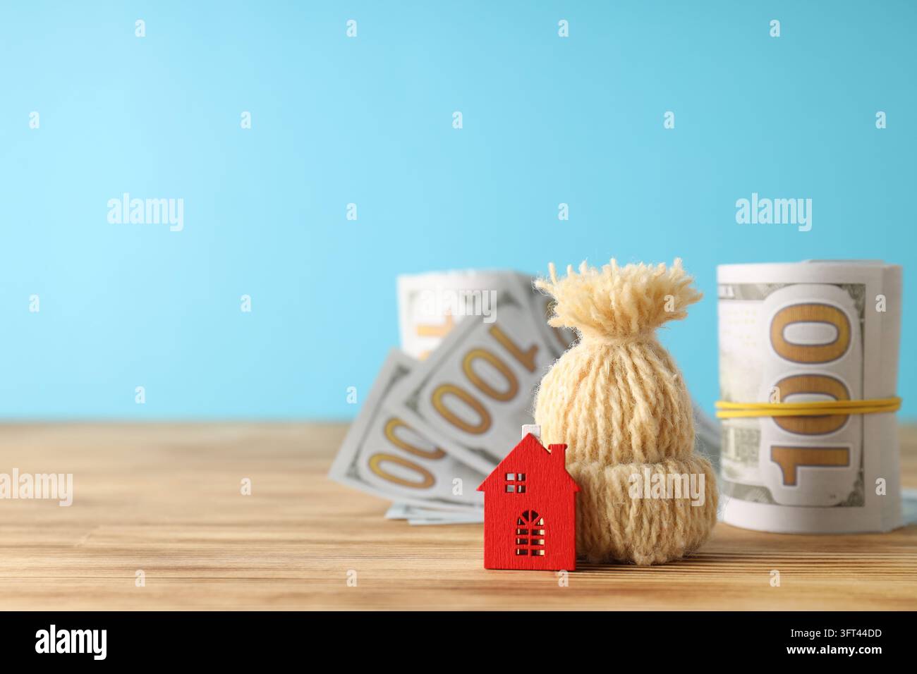 Concept of high costs of heating, space for text Stock Photo - Alamy