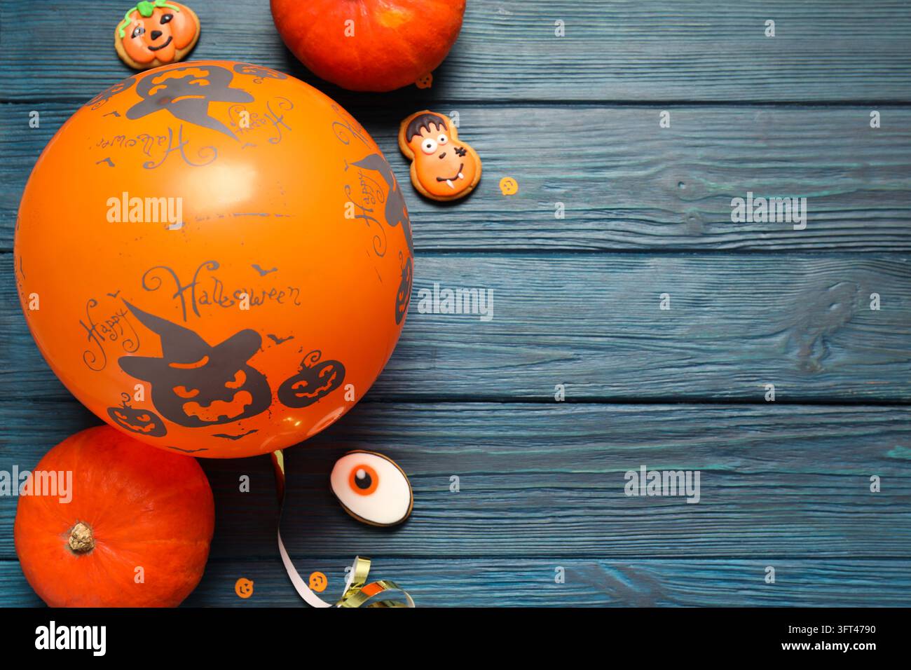 Concept of Halloween, Halloween balloon, space for text Stock Photo - Alamy