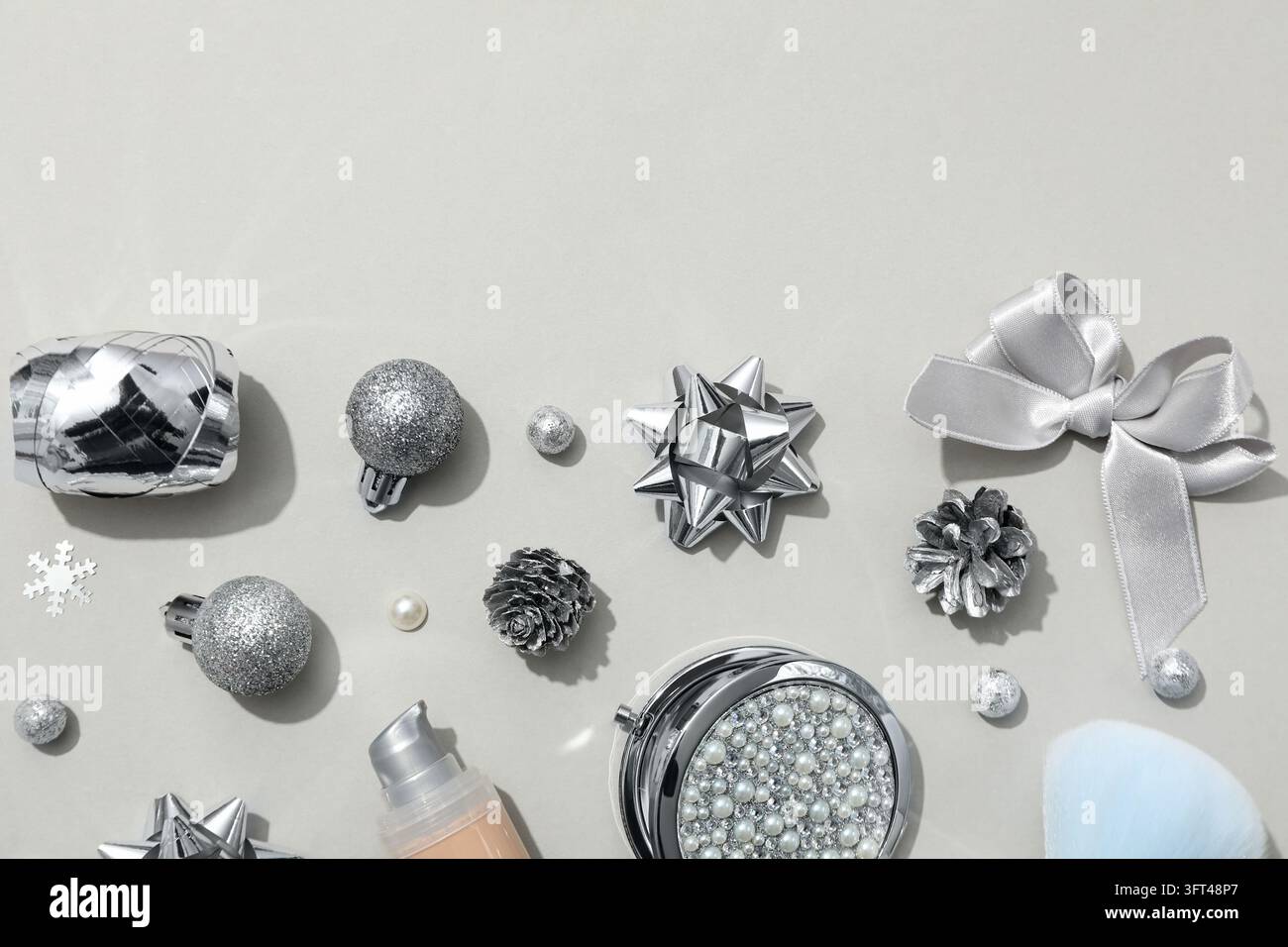 Concept of cosmetics, winter cosmetics, space for text Stock Photo - Alamy