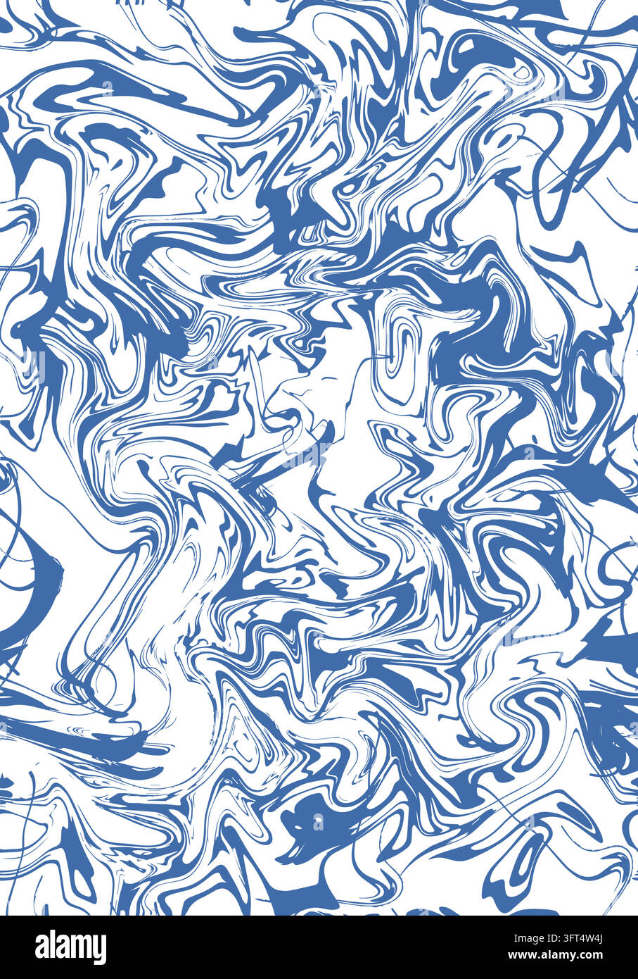 Seamless abstract liquid marble pattern. Dynamic fluid swirl ...