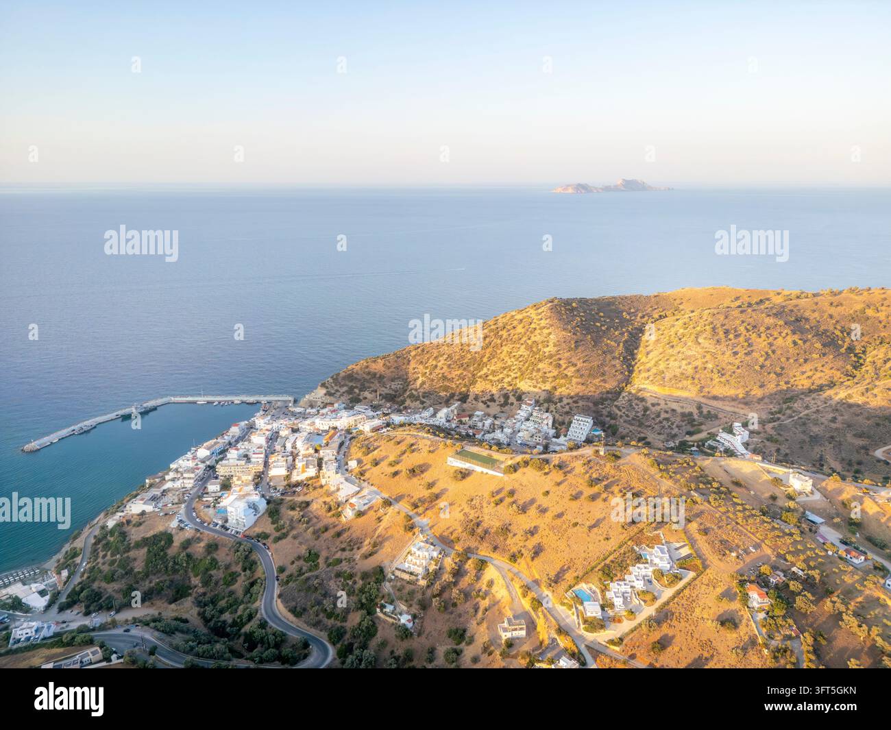 Agia Galini in Crete is a charming seaside village with a picturesque ...