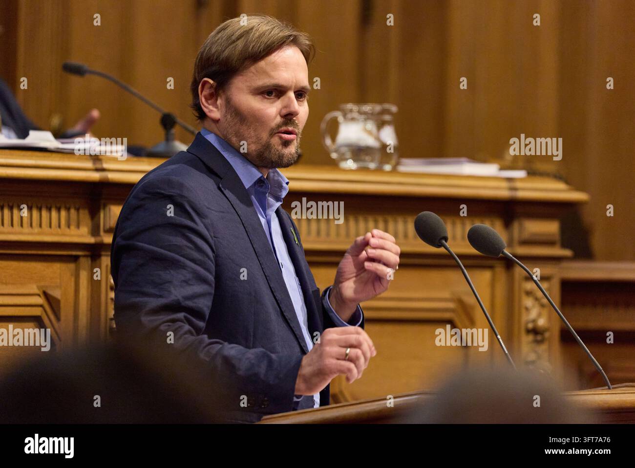 14 October 2026, Hamburg: Michael Gwosdz (Alliance 90/The Greens ...