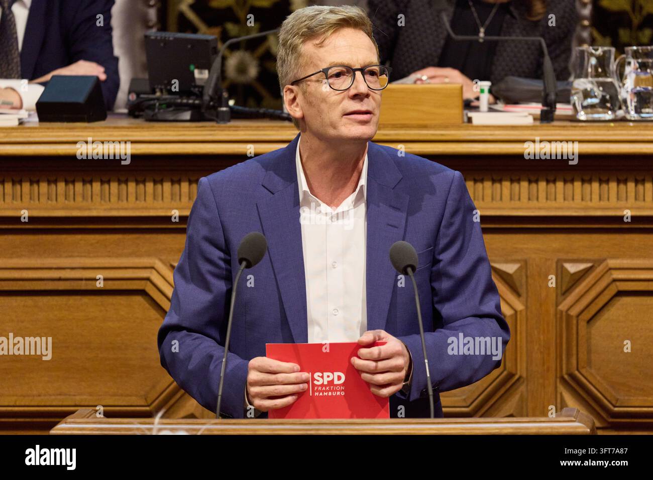 14 October 2026, Hamburg: Dirk Kienscherf (SPD), parliamentary group ...