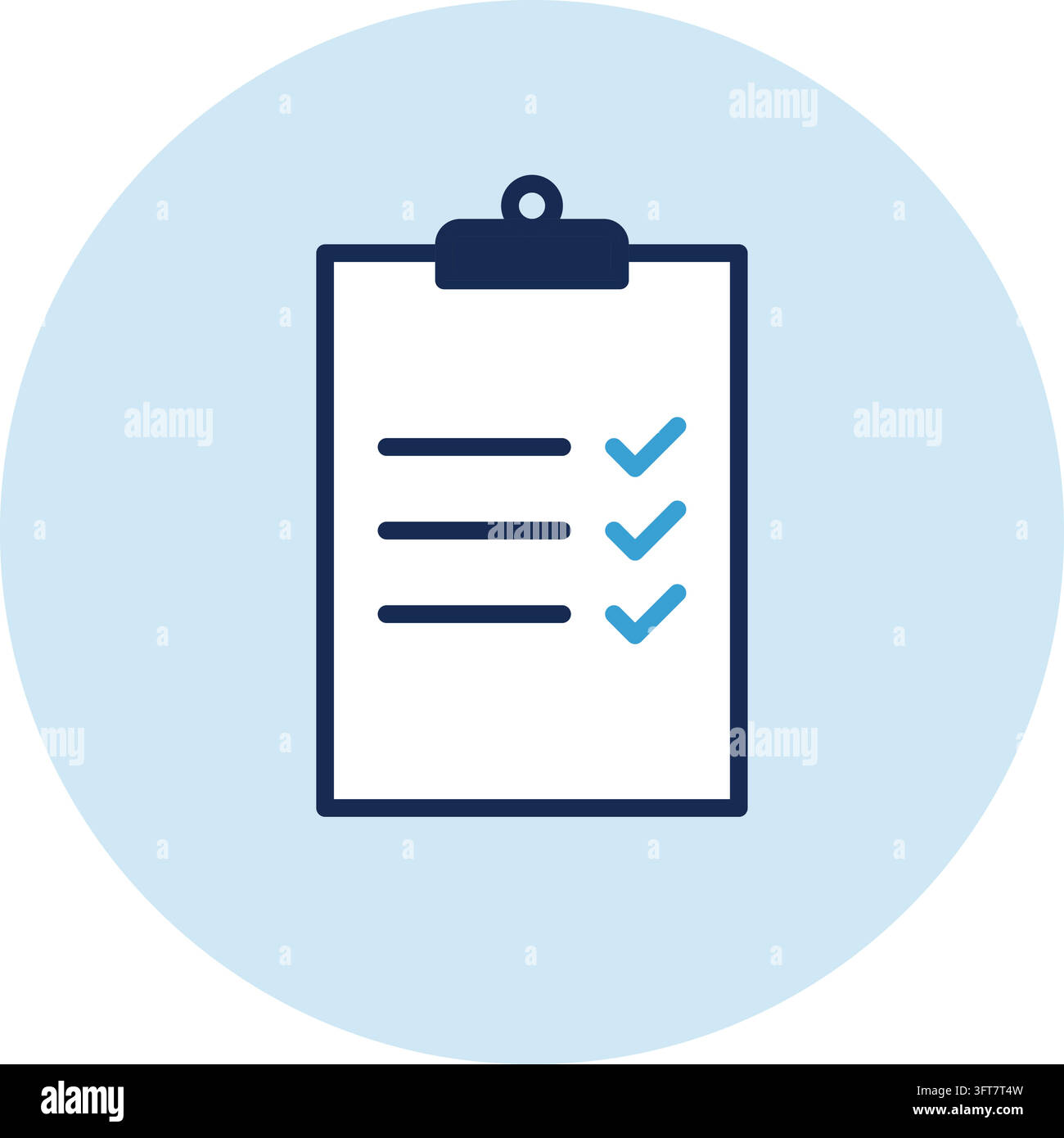 Business and planning isolated icon: clipboard with checklist Stock ...