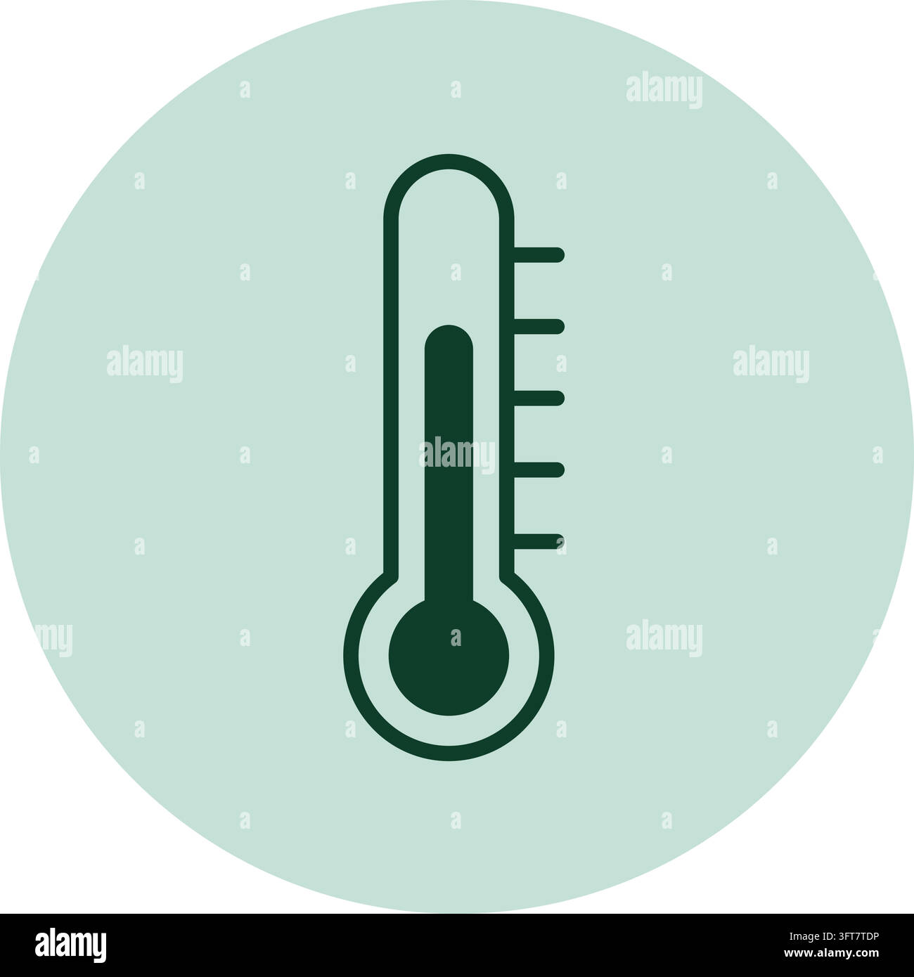 Thermometer and temperature measurement: weather and climate isolated ...