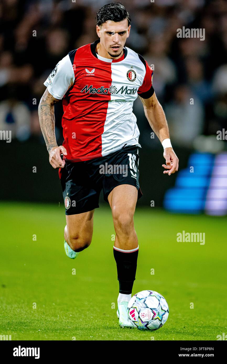 ROTTERDAM - Feyenoord defender Javi López during the UEFA Champions ...
