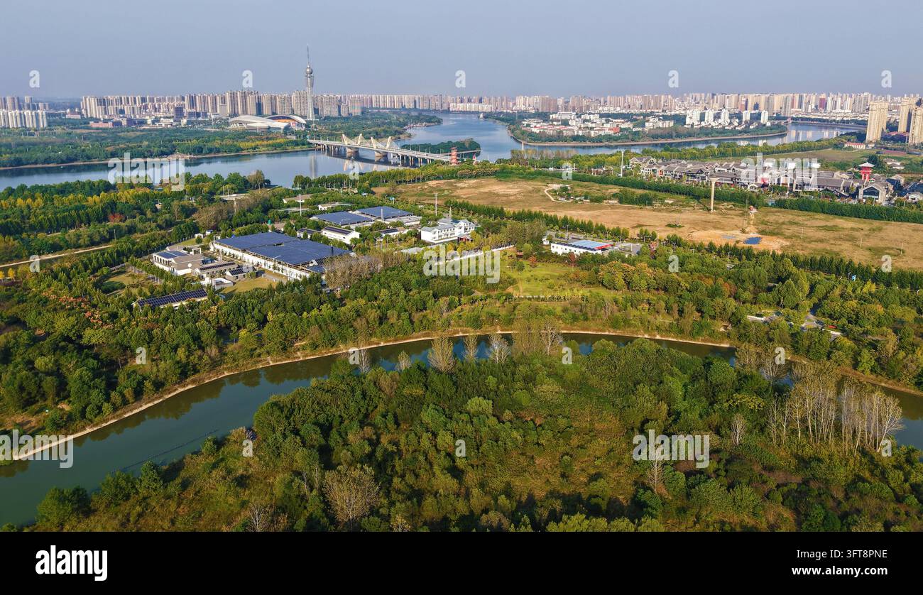 The Fenghuang River Wetland Park and Pihe National Wetland Park ...