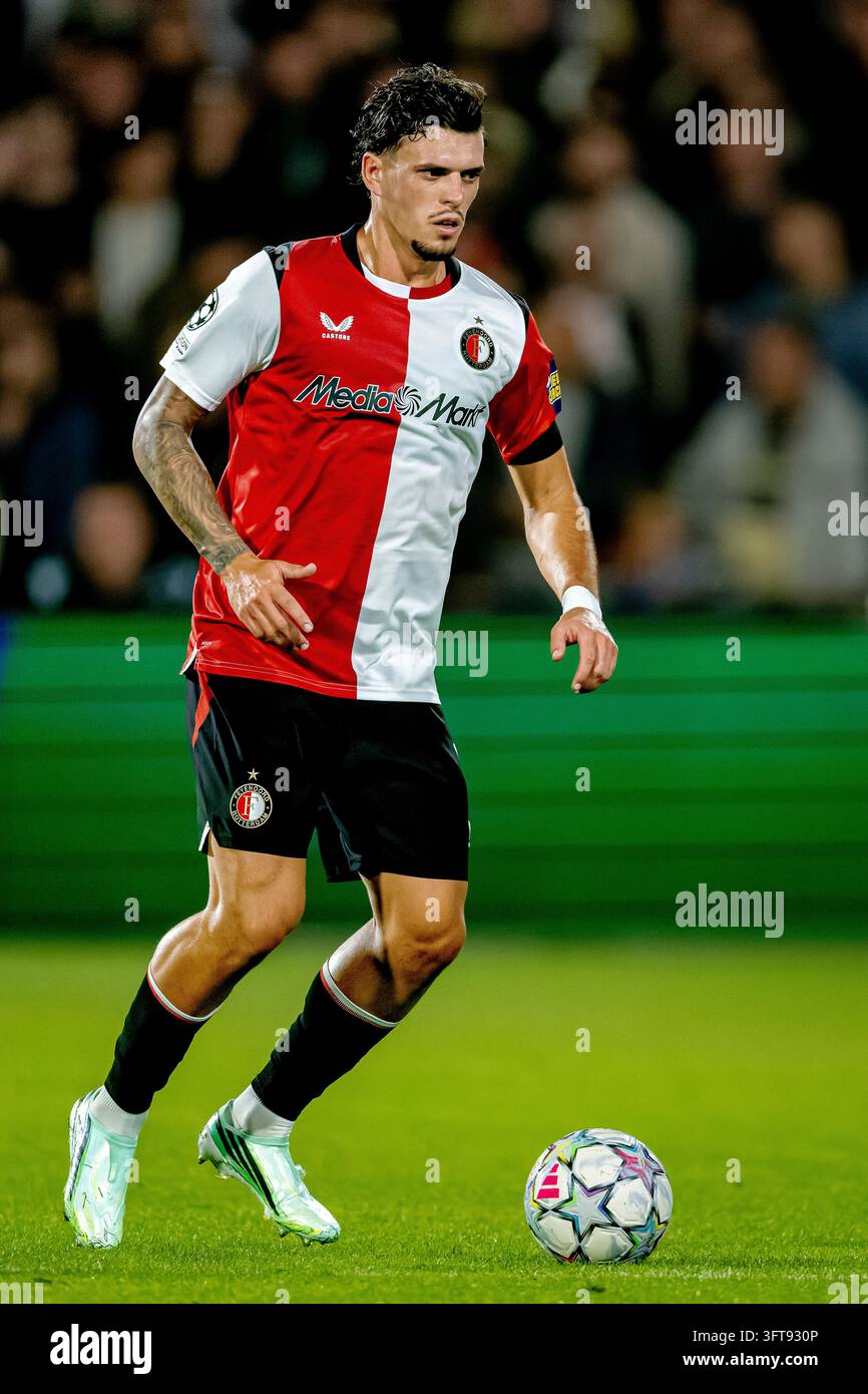 ROTTERDAM - Feyenoord defender Javi López during the UEFA Champions ...