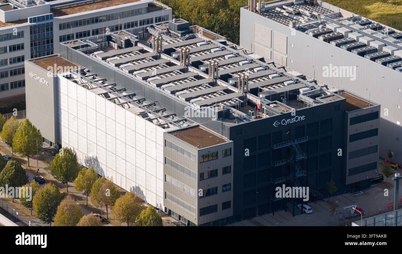 Frankfurt am Main, Germany - 08 September 2026: Aerial view of the ...